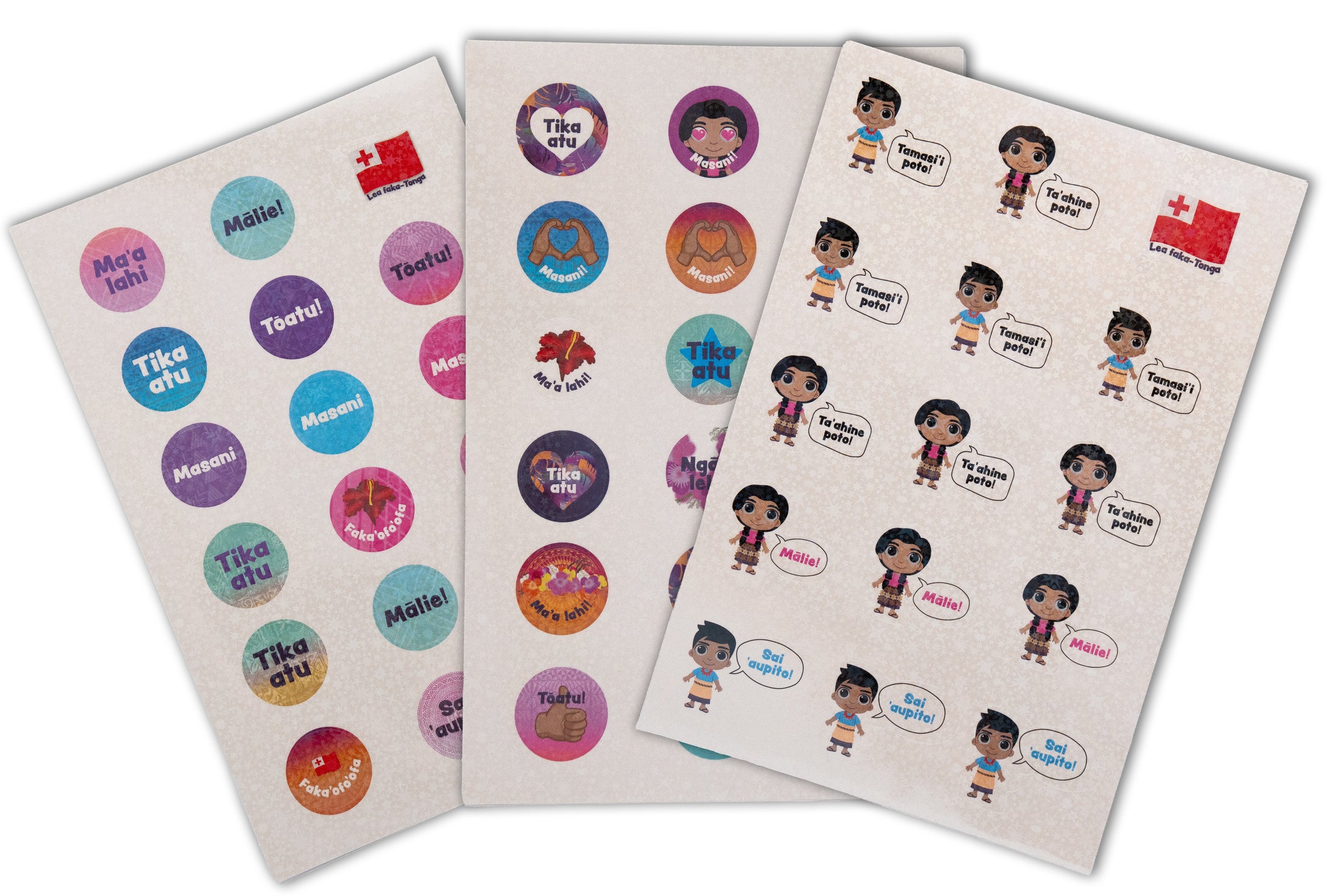 Teacher stickers: Lea faka-Tonga